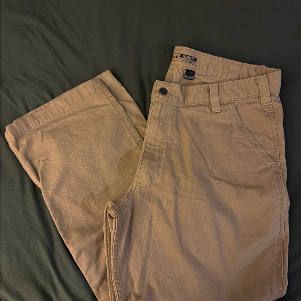Carhartt Tan Chinos Classic Straight Leg